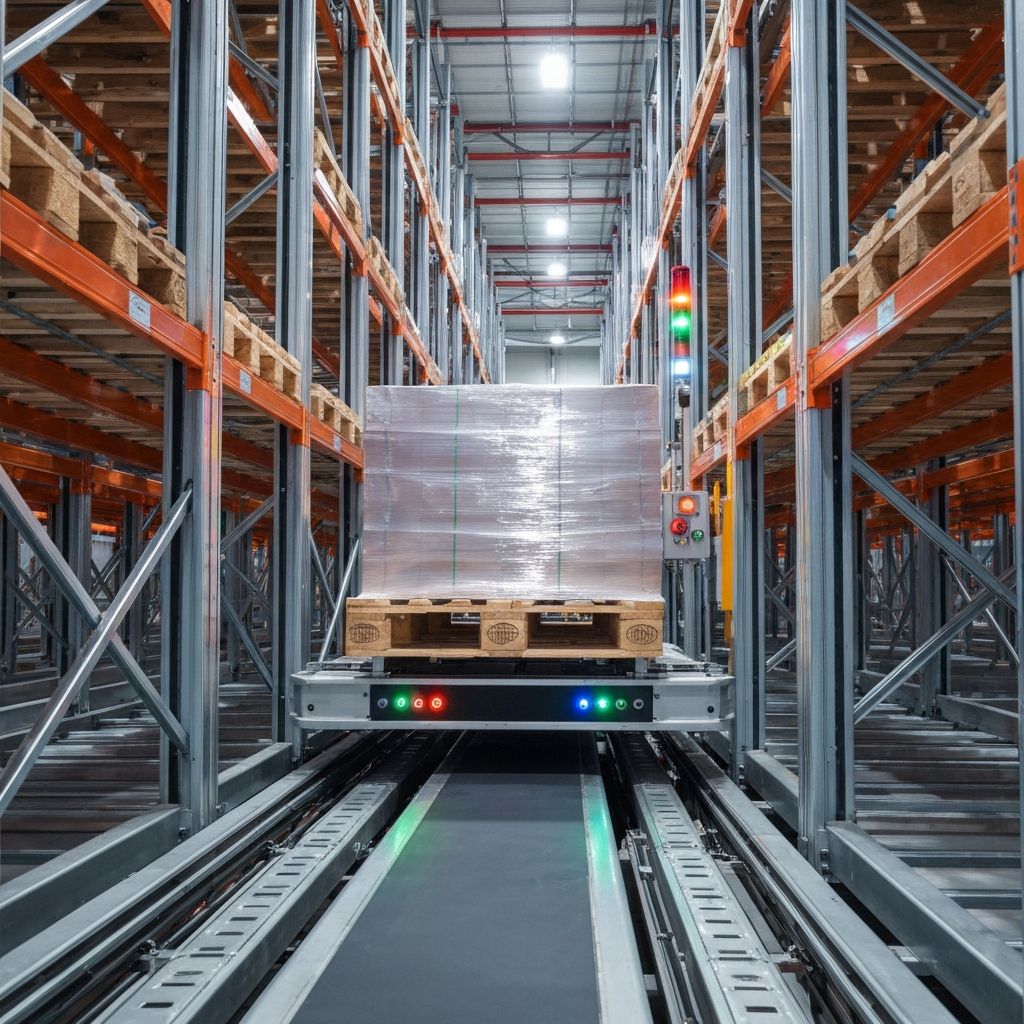 4D Pallet Shuttle System in operation